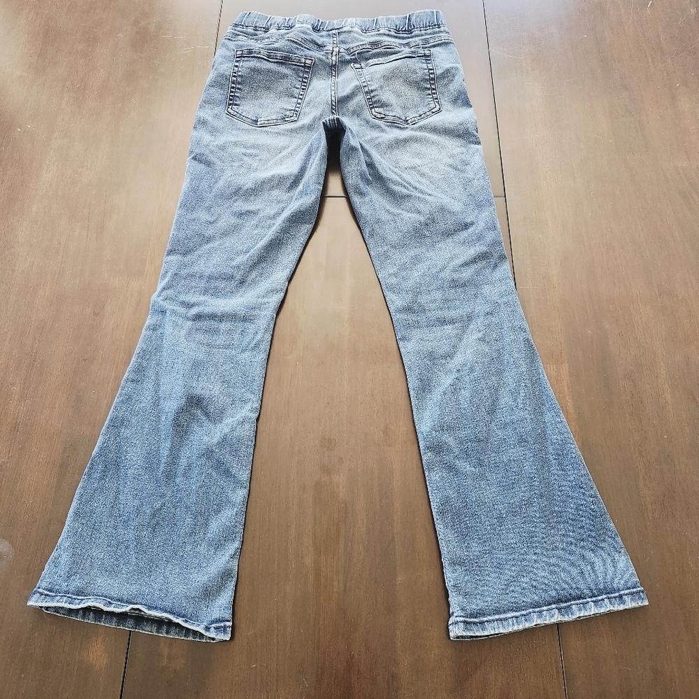 Cat & Jack Girls Denim Flare Jeans size 16 - Picture 2 of 3